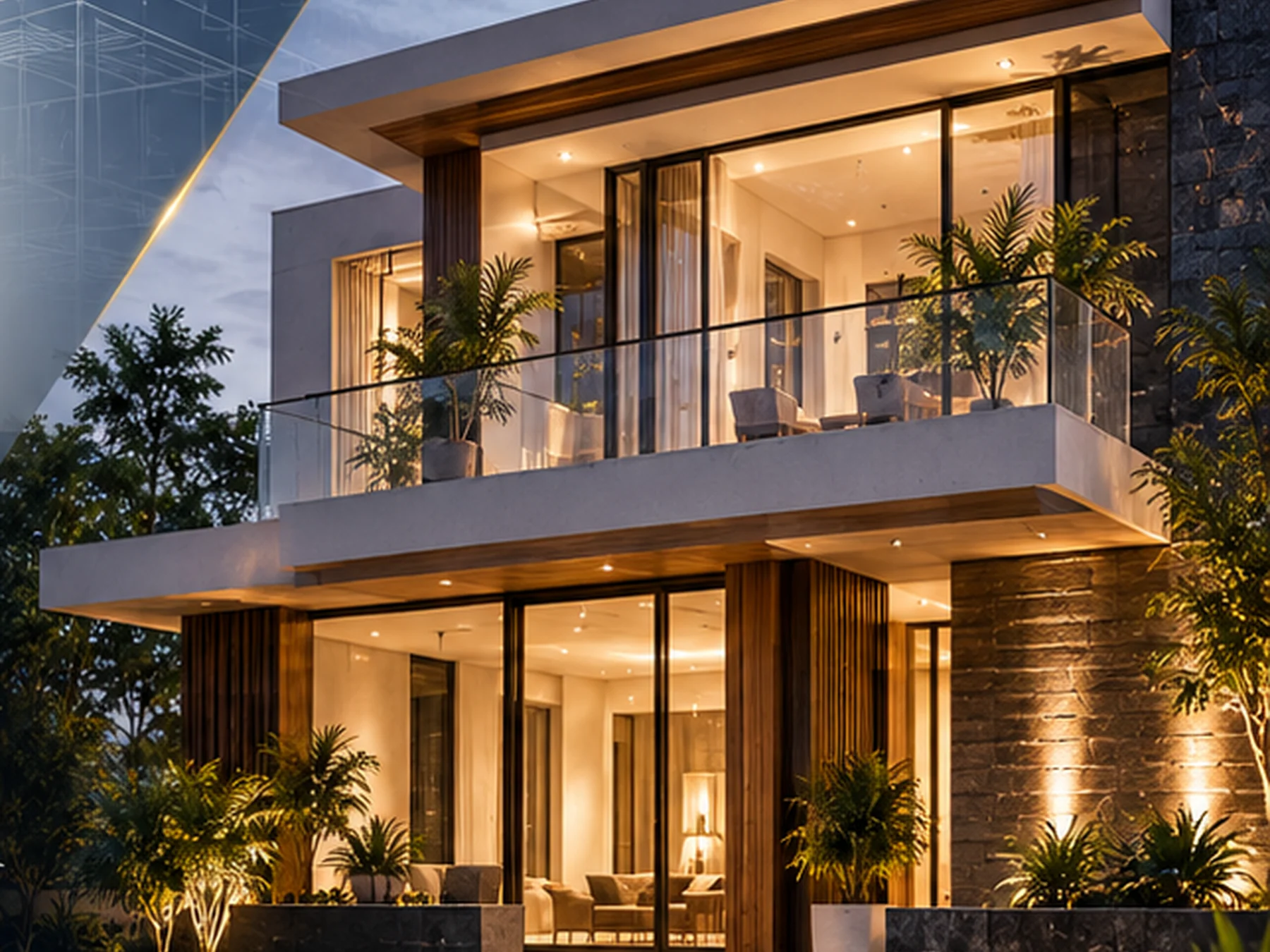Contemporary residential architecture concept by SOGNO Arch Atelier